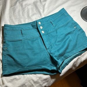 Refuge shorts in teal *bogo*